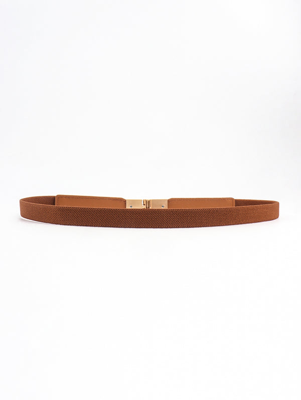 PU Elastic Skinny Belt-Teresa's Fashionista LLC