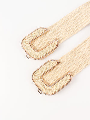 Wide Braid Belt-Teresa's Fashionista LLC