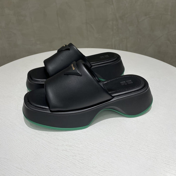 PU Leather Platform Sandals-Teresa's Fashionista LLC