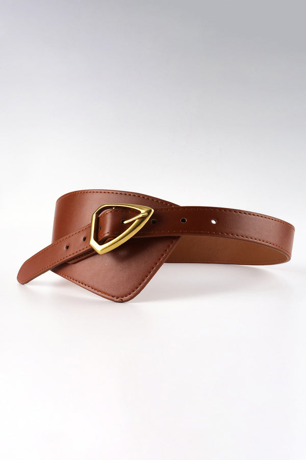 Irregular PU Leather Belt-Teresa's Fashionista LLC