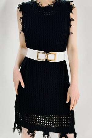 Double D Buckle PU Belt-Teresa's Fashionista LLC