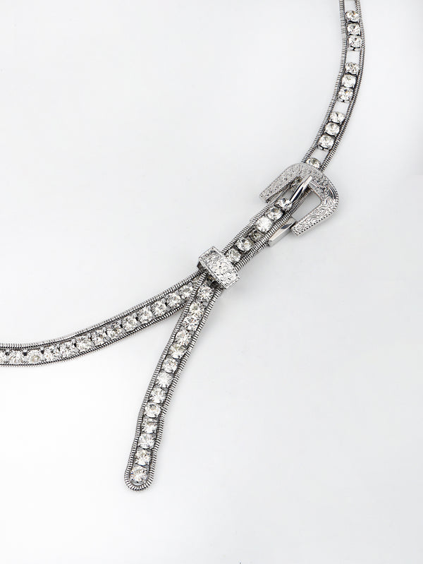 Rhinestone Metal Belt-Teresa's Fashionista LLC