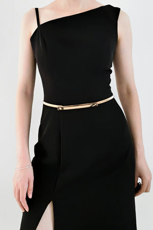 Elastic Iron Skinny Belt-Teresa's Fashionista LLC