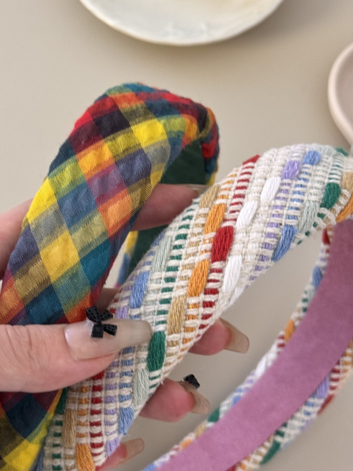 Colorful Polyester Hair Headband - Teresa's Fashionista LLC