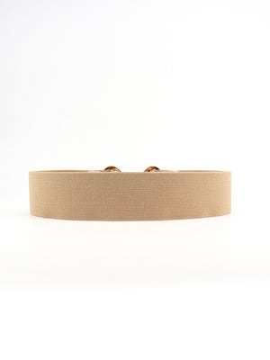 Geometric Buckle Elastic Wide Belt-Teresa's Fashionista LLC