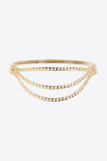 Metal Triple-Layered Chain Belt-Teresa's Fashionista LLC