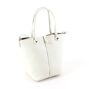 P25018 2-in-1 Small Microfiber Leather Tote w/Crossbody Bag