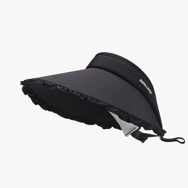 Frill Adjustable Ice Silk Sun Hat-Teresa's Fashionista LLC