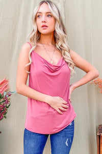 And The Why Cowl Neck Cami
