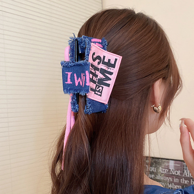 Acrylic Braided Rope Hair Claw Clip - Teresa's Fashionista LLC