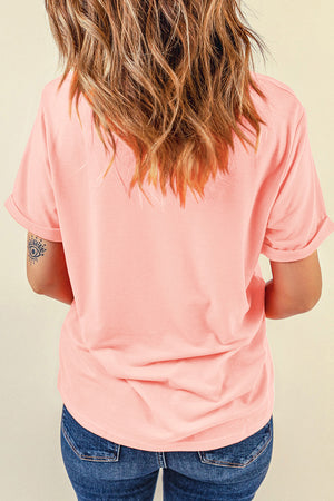 MAMA Round Neck Short Sleeve T-Shirt-Teresa's Fashionista LLC