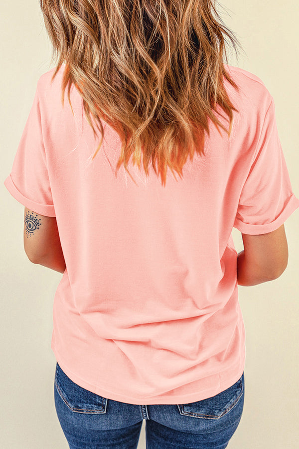MAMA Round Neck Short Sleeve T-Shirt-Teresa's Fashionista LLC