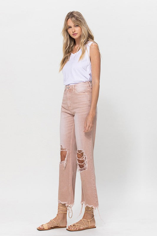 90's Vintage Crop Flare Jeans - Teresa's Fashionista LLC