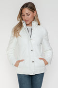 YMI Pocketed Zip Up Turtleneck Puffer Jacket - Teresa's Fashionista LLC