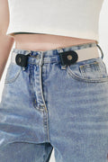 PU Elastic Snap Closure Belt-Teresa's Fashionista LLC