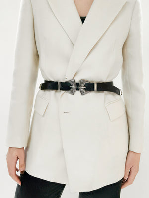 Double Buckle PU Leather Belt-Teresa's Fashionista LLC