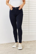 Judy Blue Full Size Garment Dyed Tummy Control Skinny Jeans-Teresa's Fashionista LLC