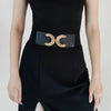 Double C Buckle Elastic Belt-Teresa's Fashionista LLC