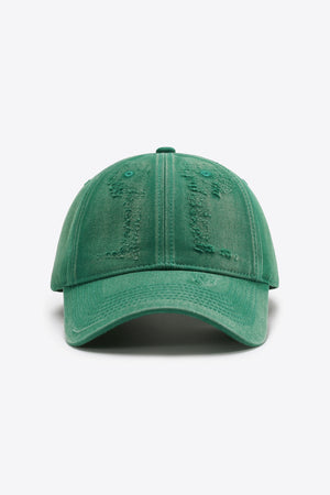Distressed Adjustable Baseball Cap-Teresa's Fashionista LLC