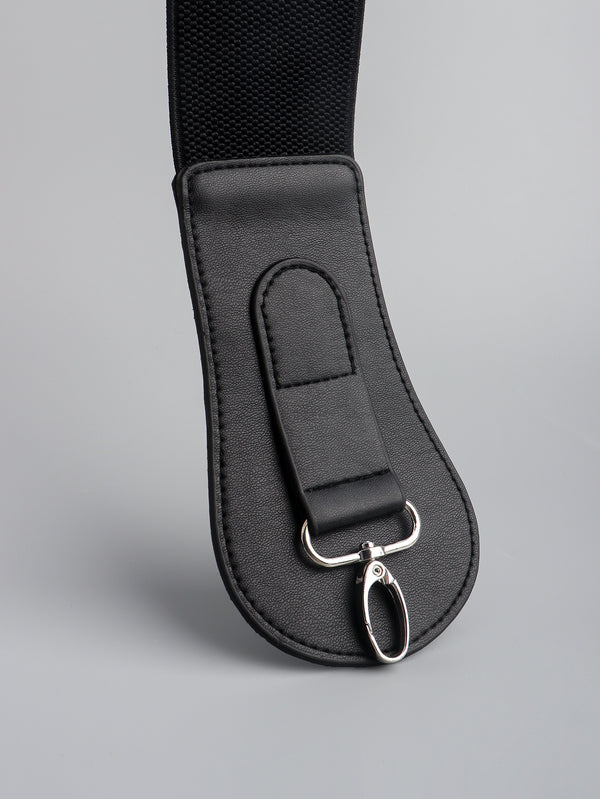 PU Elastic Wide Belt-Teresa's Fashionista LLC