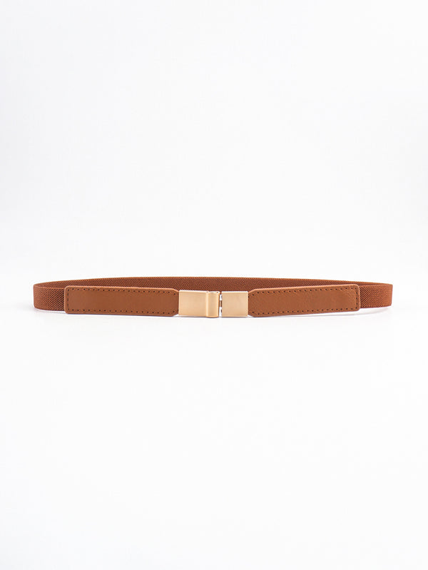 PU Elastic Skinny Belt-Teresa's Fashionista LLC