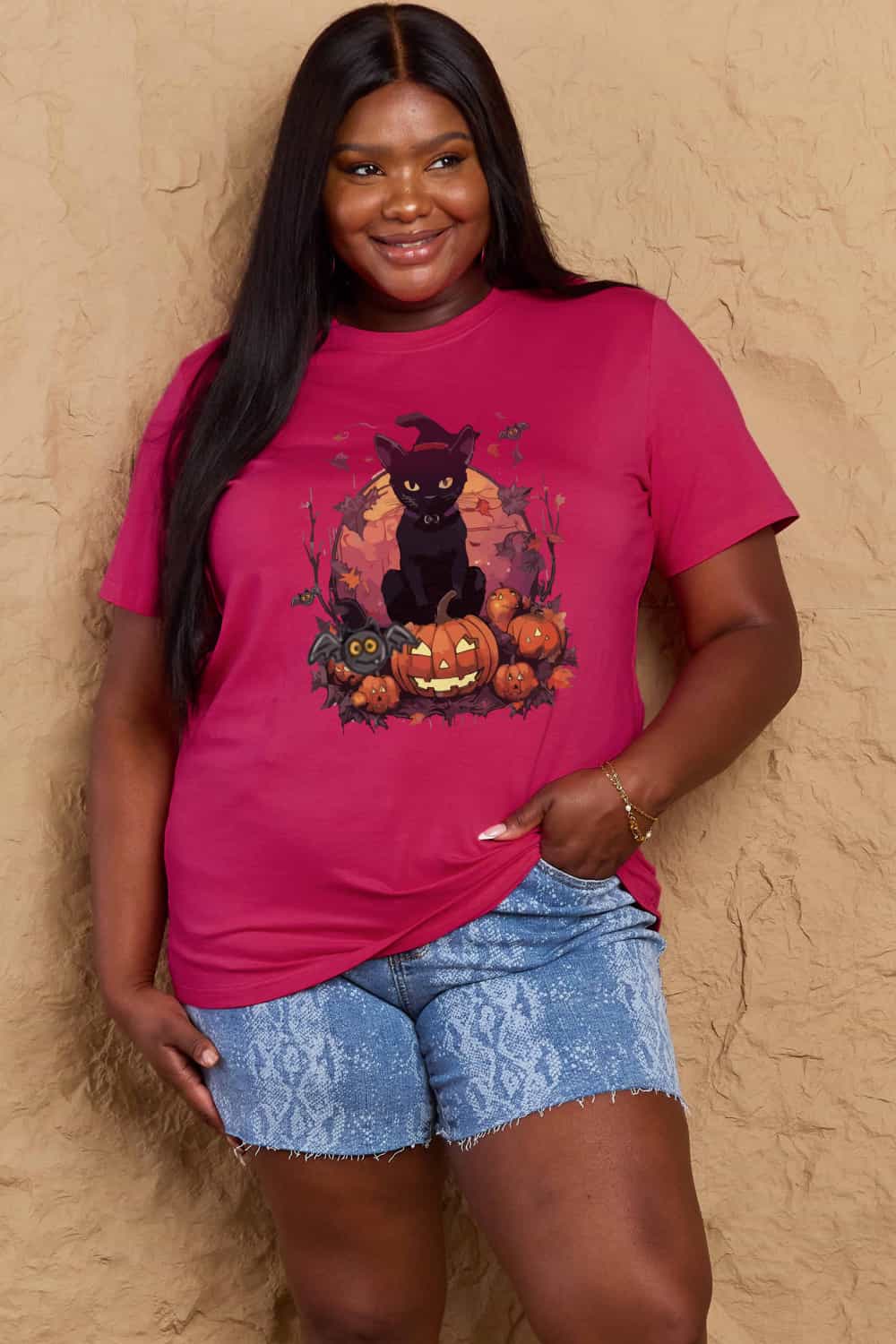 Simply Love Full Size Halloween Theme Graphic T-Shirt - Teresa's Fashionista LLC