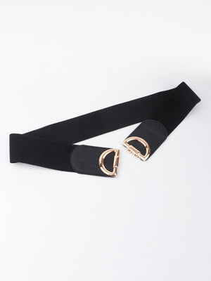 D Buckle Elastic Belt-Teresa's Fashionista LLC