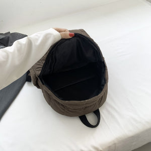 Quilted Polyester Backpack Bag-Teresa's Fashionista LLC