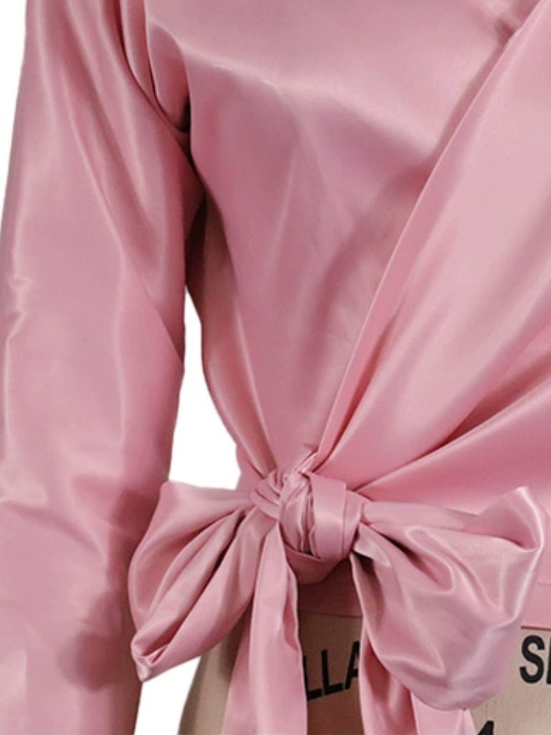 Surplice Long Sleeve Blouse - Teresa's Fashionista LLC