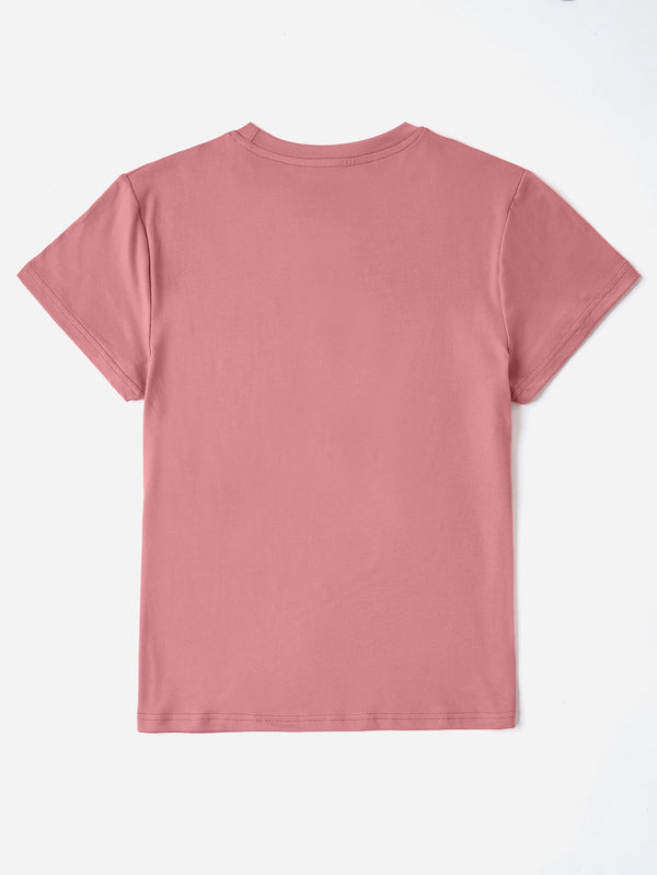 MAMA Round Neck Short Sleeve T-Shirt-Teresa's Fashionista LLC