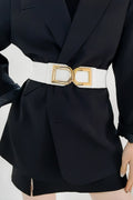 Double D Buckle PU Belt-Teresa's Fashionista LLC