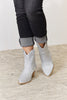 East Lion Corp Rhinestone Ankle Cowboy Boots-Teresa's Fashionista LLC