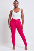 YMI Jeanswear Hyperstretch Mid-Rise Skinny Jeans-Teresa's Fashionista LLC