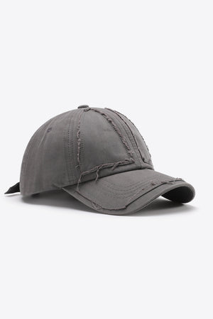 Distressed Adjustable Baseball Cap-Teresa's Fashionista LLC