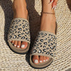 Leopard Open Toe Sandals-Teresa's Fashionista LLC