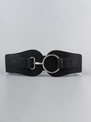 PU Elastic Wide Belt-Teresa's Fashionista LLC