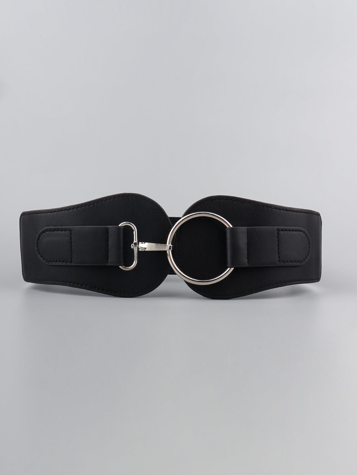 PU Elastic Wide Belt-Teresa&#39;s Fashionista LLC