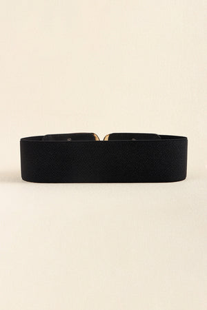 Zinc Alloy Buckle Elastic Wide Belt-Teresa's Fashionista LLC