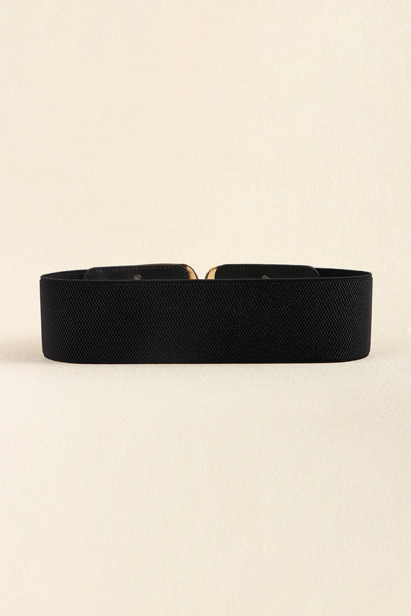 Zinc Alloy Buckle Elastic Wide Belt-Teresa's Fashionista LLC