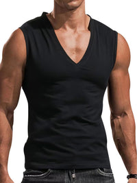 Men's Plus Size V-Neck Tank