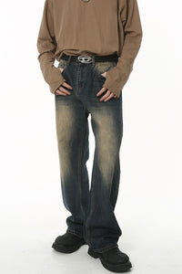 Mid Rise Jeans with Pockets