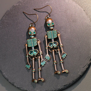 Skeleton Alloy Earrings - Teresa's Fashionista LLC