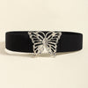 Butterfly Alloy Buckle Elastic Belt-Teresa's Fashionista LLC