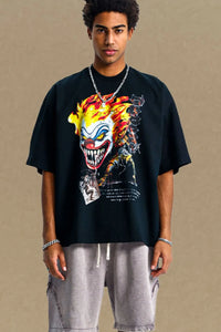 Men's Graphic Round Neck Half Sleeve T-Shirt