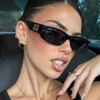 Vintage Rectangular Sunglasses