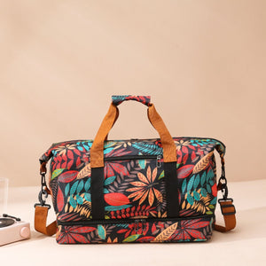 Canvas Printed Travel Bag-Teresa's Fashionista LLC