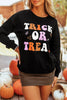 Letter Graphic Round Neck Long Sleeve Sweatshirt - Teresa's Fashionista LLC