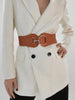 PU Elastic Wide Belt-Teresa's Fashionista LLC