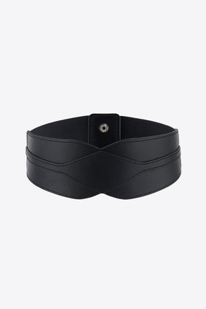 Elastic Wide PU Belt-Teresa's Fashionista LLC