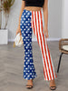 Star & Stripes High Waist Bootcut Pants-Teresa's Fashionista LLC